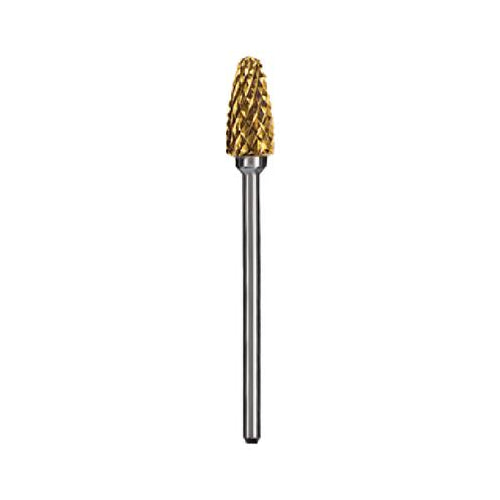 Dedeco 8201 Goldies HP Titanium Nitride Coarse Carbide Bur 84-T/Xc 1/Pk Dedeco 8201 Goldies HP Titanium Nitride Coarse Carbide Bur 84-T/Xc 1/Pk